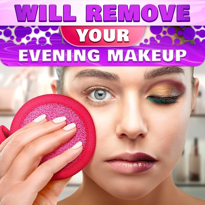 Makeup Remover Cloth Exfoliating Face Scrub - Image 8