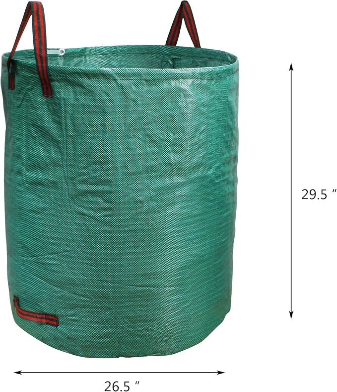 PHYEX 5-Pack 72 Gallons Garden Bag Heavy Duty Gardening Bags, Lawn Pool Garden - Image 2