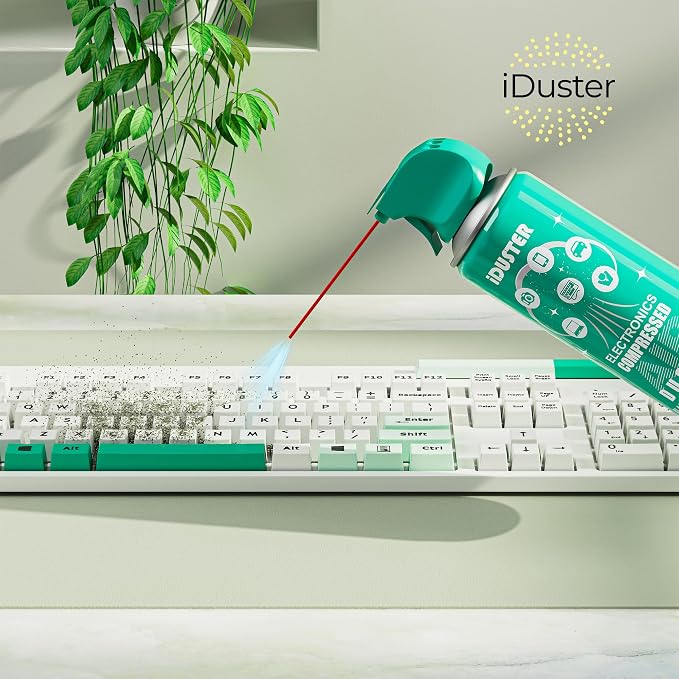 Keyboard Cleaner Air Spray for Computers - 10oz Air Can Duster for Electronics - Image 2