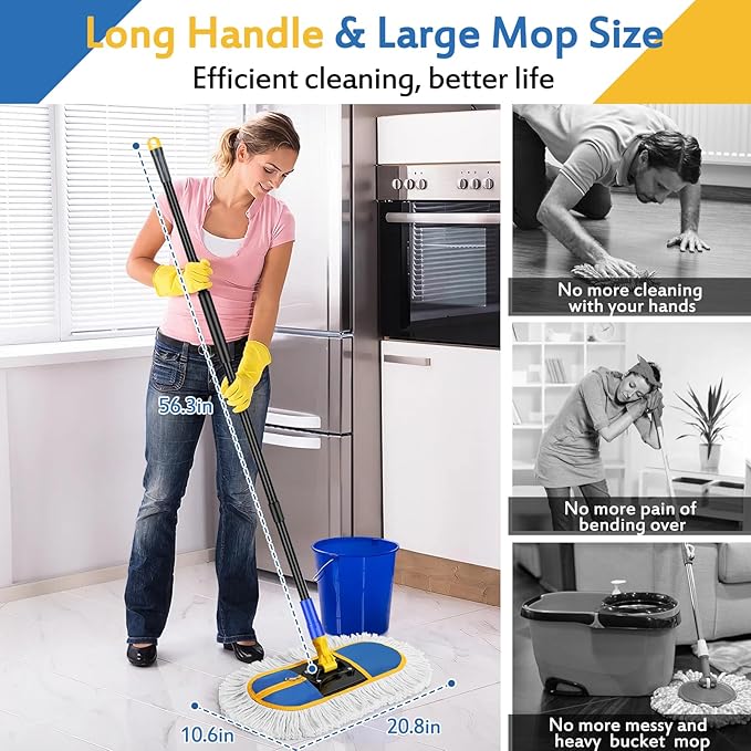 16 Inch Commercial Dust Mop for Floor Cleaning - Image 2