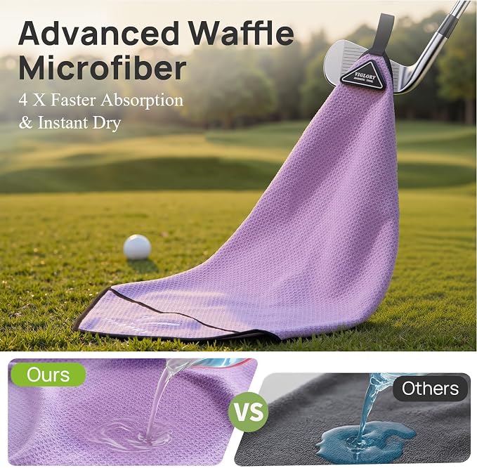 Magnetic Golf Towel for Bag 18" x 18" - Image 5