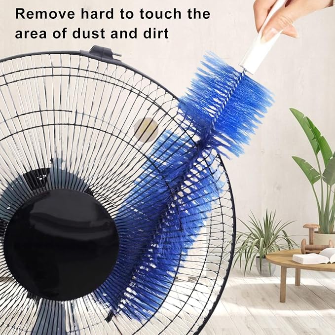 2PC Fan Cleaner for Box Fan Soft Bristles Bendable Fan Cleaner Brush Cobweb - Image 3