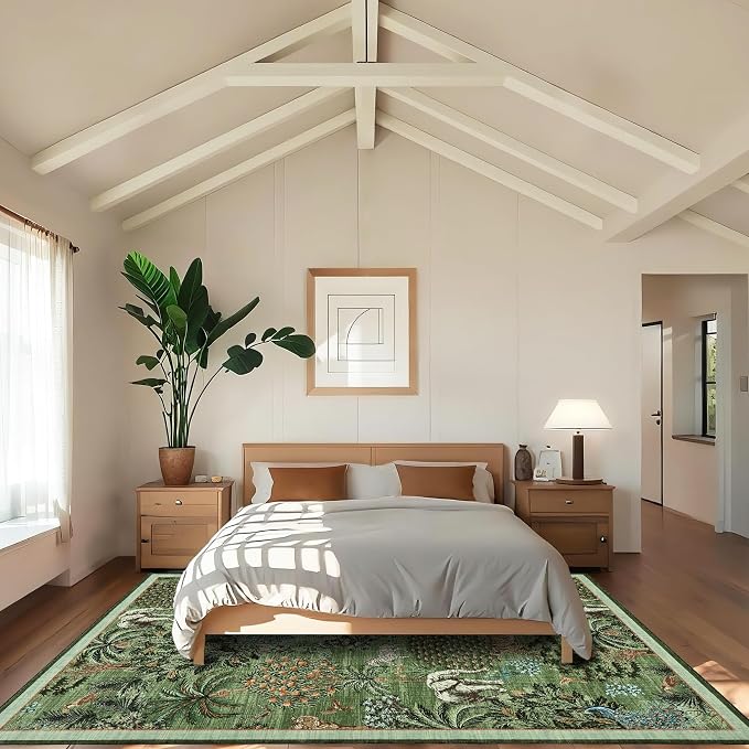 GarveeHome Jungle Washable Rug 9x12 Area Rugs - Image 3