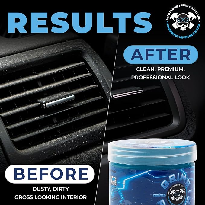 2 Pack Grime Reaper Cleaning Gel | Clean Slime Putty | Auto Detailing | Car - Image 6