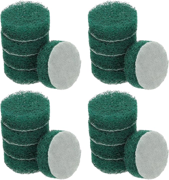 Power Scrub Pads, Scrubbing Pads 180 Grits Scouring Discs by YELARXI