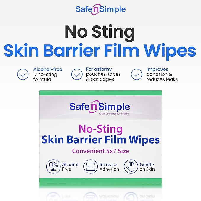 Safe n' Simple Skin Barrier Wipes - Image 3