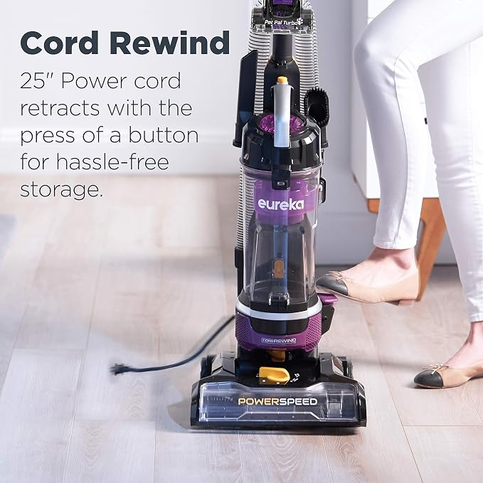 Eureka Powerful Lightweight Upright Vacuum Carpet and Floor, PowerSpeed NEU202 - Image 2