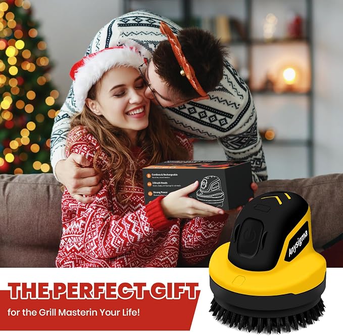 Electric Grill Brush- Waterproof Cordless Rotary Cleaning Brush - Image 7