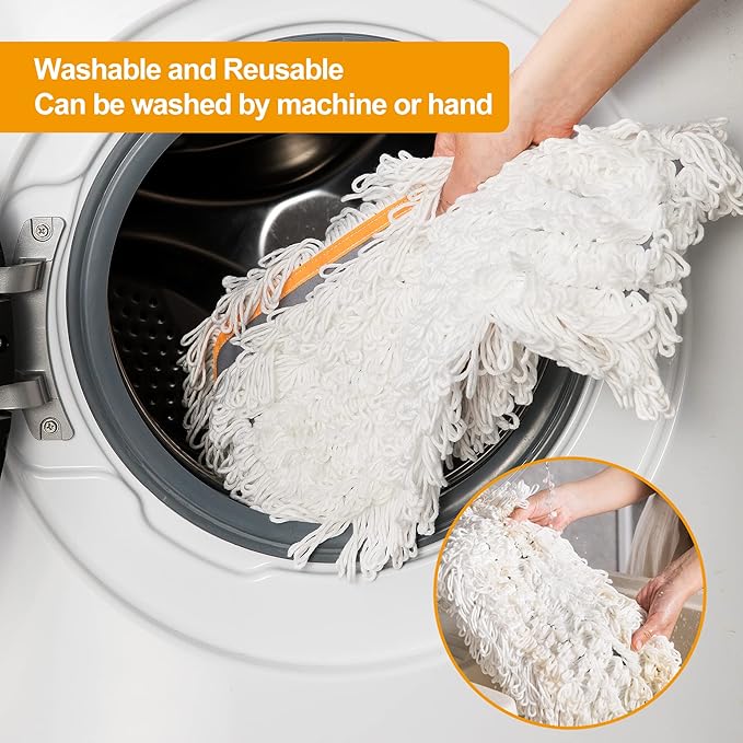 36" Commercial Dust Mops for Floor Cleaning Heavy Duty Floor Duster Mop - Image 5