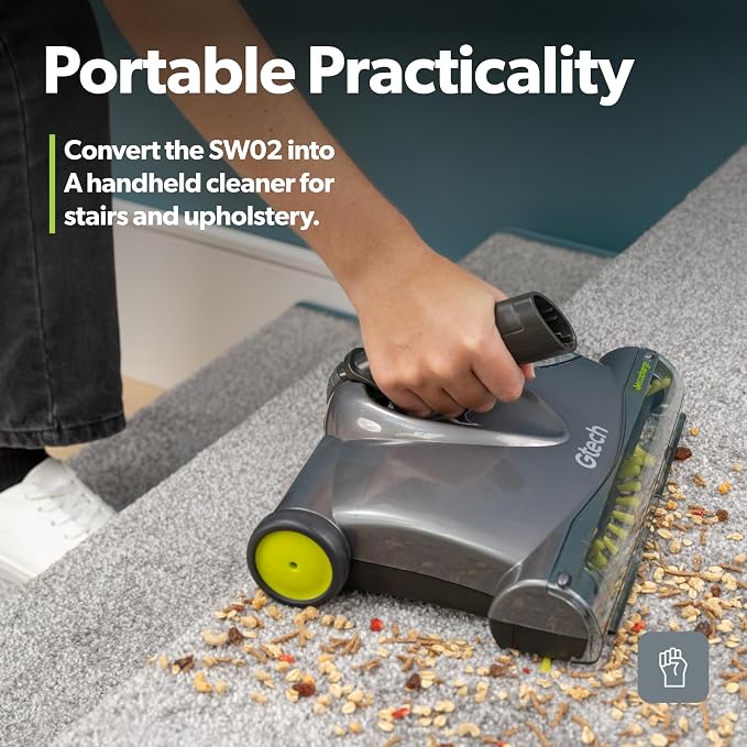 Gtech SW22 Cordless Lithium Carpet and Hardwood Floor Sweeper - Image 10