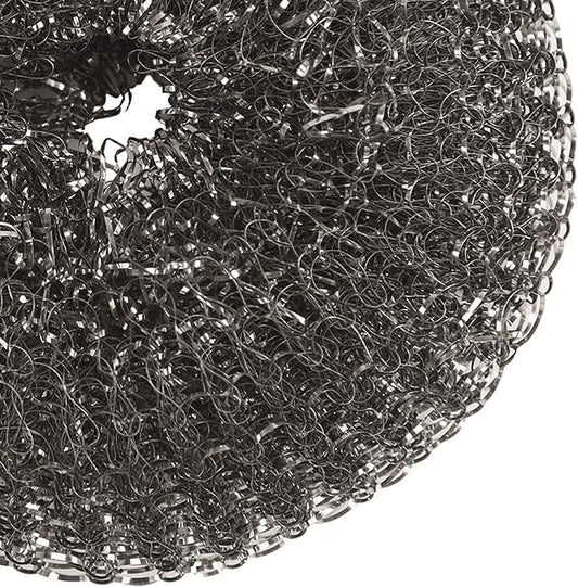 Heavy-Duty Stainless Steel Wool Barbecue Grill Cleaning Scrubber Pads, - Image 2