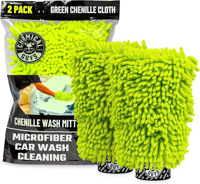 Chemical Guys Chenille Premium Scratch-Free Microfiber Wash Mitt by ChemicalGuys