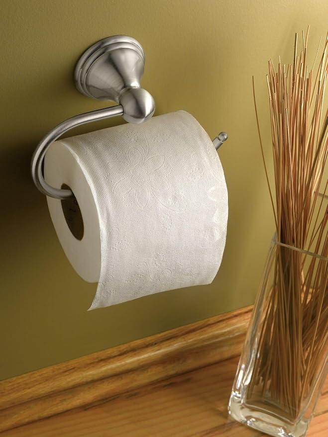 Moen Preston Collection Spot Resist Brushed Nickel Single Post Toilet Paper - Image 2