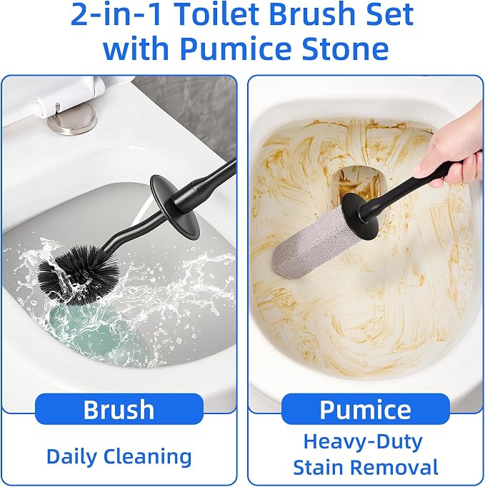 Toilet Brush and Holder Set - Image 3