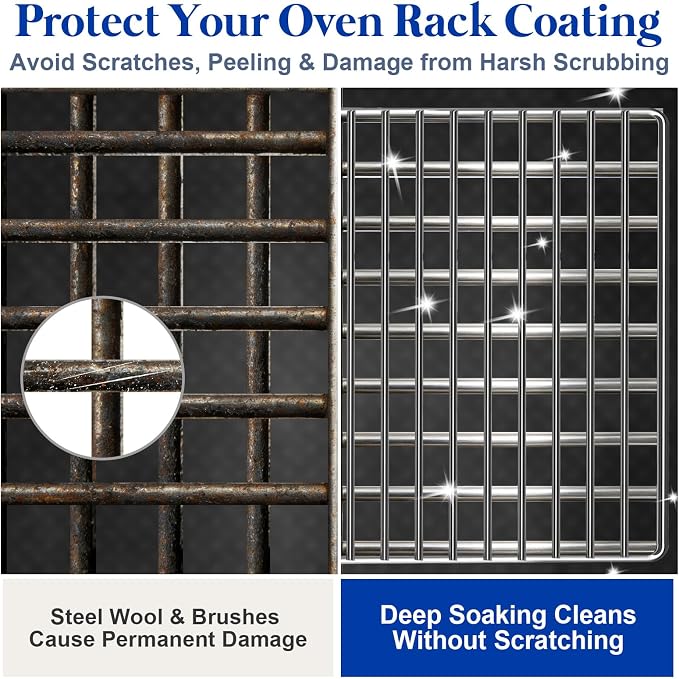 Oven Rack Cleaning Bags 19.6 x 27.5 Inch, 5 Pack Heavy-Duty No-Scrub Oven & - Image 5