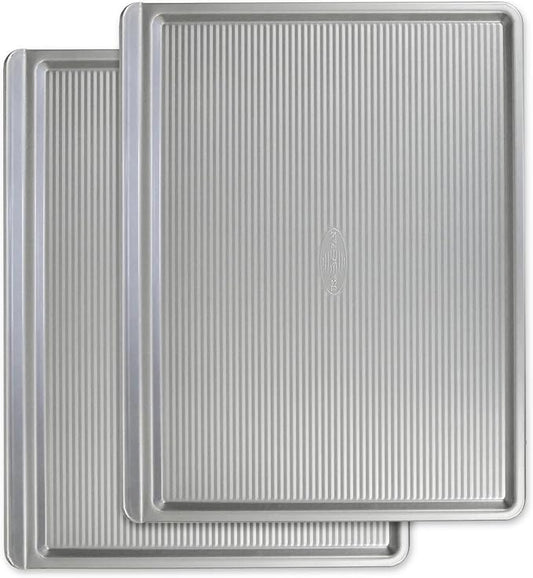 USA Pan Bakeware Cookie Sheet, Warp Resistant Nonstick Baking Pan, Made in the by USAPan