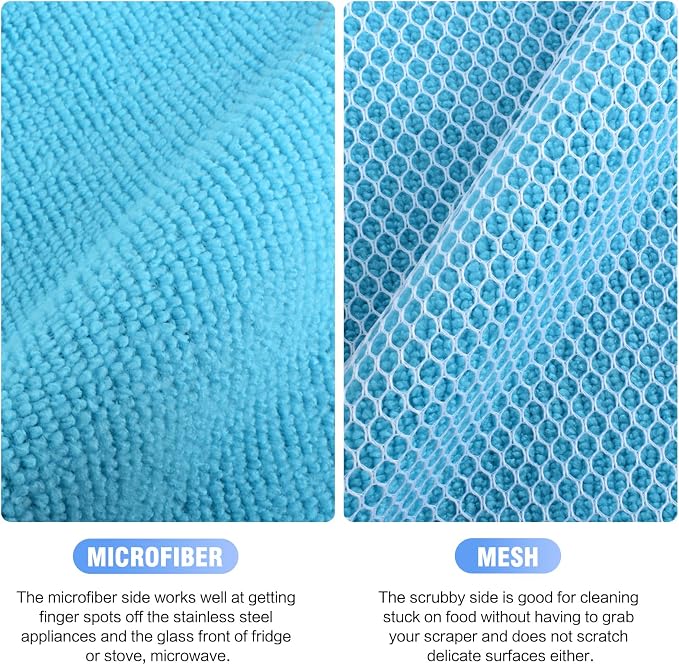 KinHwa Kitchen Washcloths for Dishes Absorbent Microfiber Dish Cloths Quick Dry - Image 3