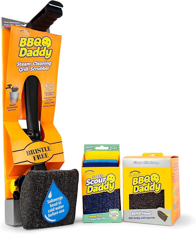 Scrub Daddy BBQ Daddy Grill Cleaner Kit by ScrubDaddy