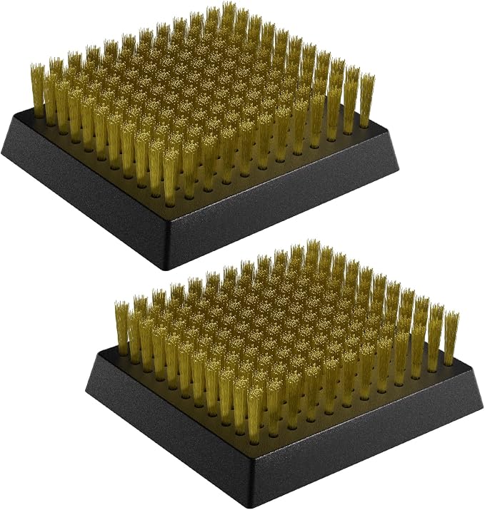 ENLOY 2-Pack Copper Wire Grill Brush Replacement Heads, Grill Brush and Scraper by ENLOY