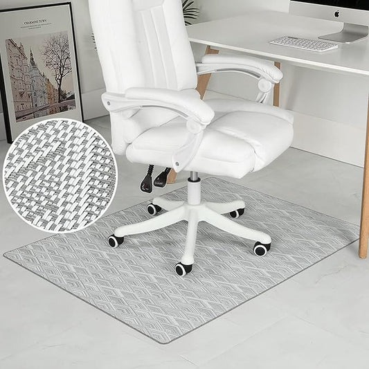 Chair Mat for Hardwood & Tile Floor, 36" x 48" Heavy Duty Office Chair Mat for Rolling Chairs Easy Glide, Anti Slip, Non-Curve, Floor Protector for Home Office