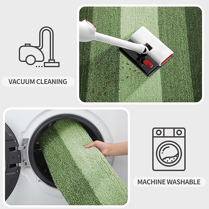 Kitinjoy Indoor Outdoor Door Mat, 40x32 Non-Slip Absorbent Dirt Trapper - Image 5