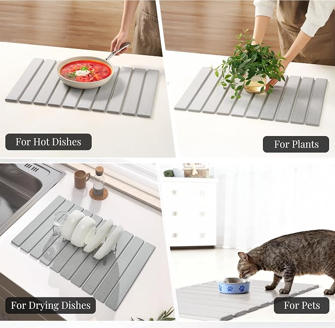 Diatomaceous Stone Dish Drying Mat - Image 4