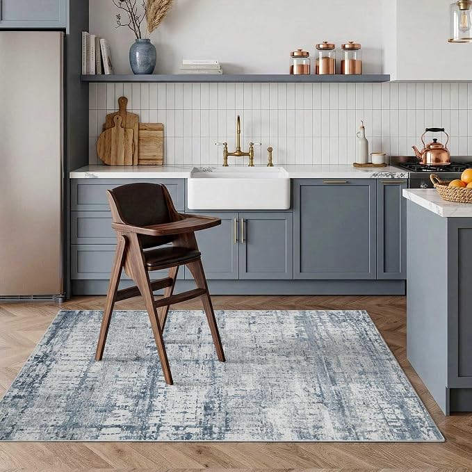 3x5 Washable Entryway Rug, Non Slip Boho Runner Rugs - Image 3
