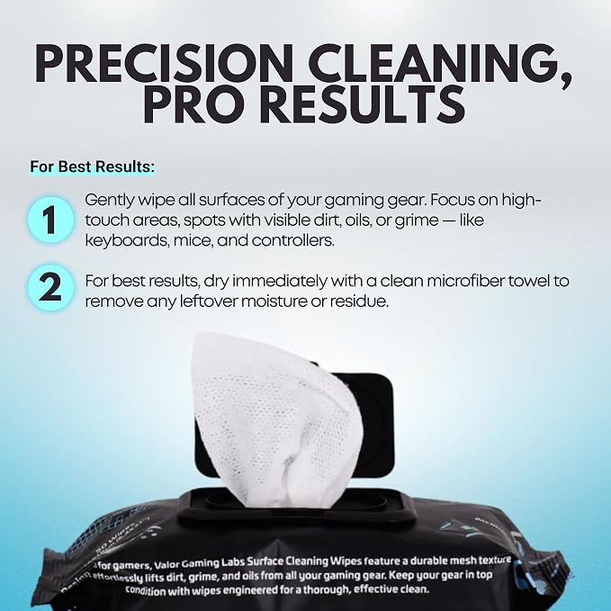Gaming Peripheral Wipes, Keyboard Cleaner & Electronic Wipes, Safe - Image 6