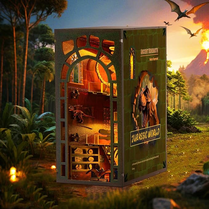 Book Nook Kit - DIY Miniature Museum Dollhouse & Tiny House 3D Wooden Puzzle - Image 6