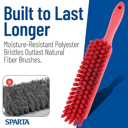 SPARTA Handheld Soft Counter Brush 8 Inch Bristle Span, Countertops, and - Image 7