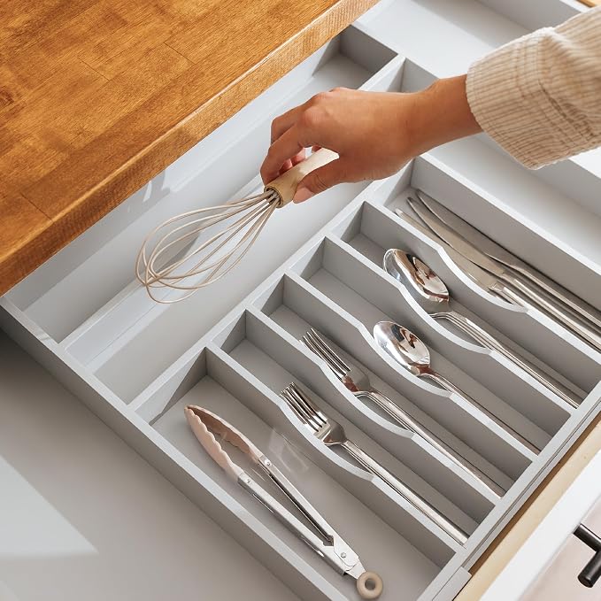 KitchenEdge Premium Silverware, Flatware and Utensil Organizer - Image 7