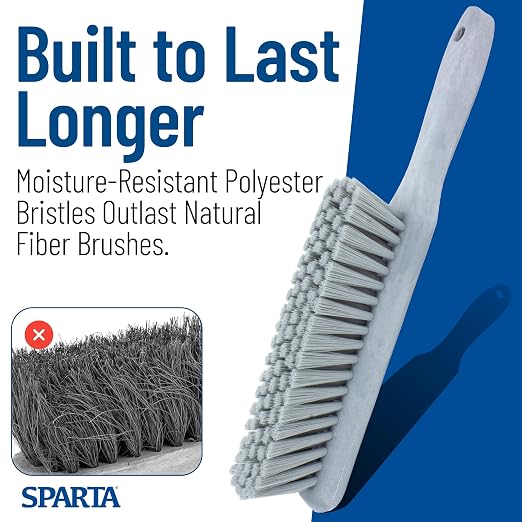 SPARTA Handheld Soft Counter Brush 8 Inch Bristle Span, Countertops, and - Image 7