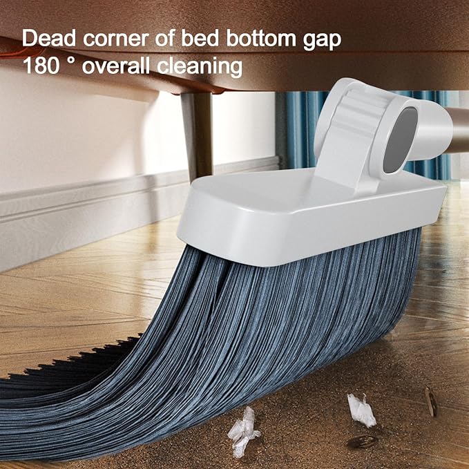 37.8in Broom and Dustpan Set Foldable Hand Broom - Image 5