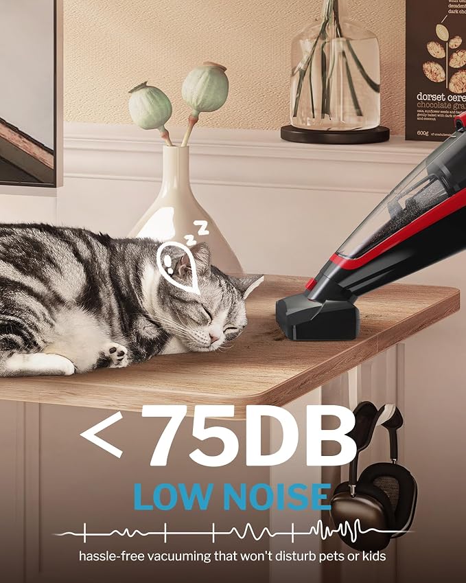 Pet Hair Handheld Vacuum Cordless, Car Vacuum Rechargeable - Image 7
