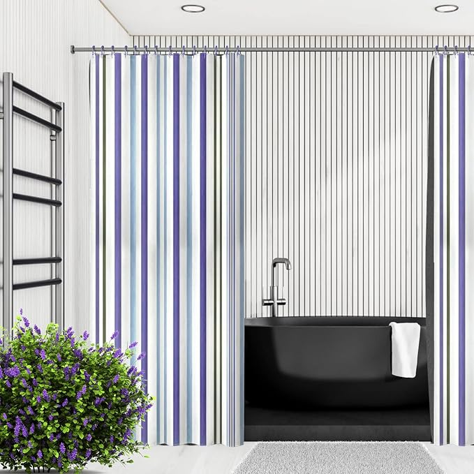 Goowin Shower Curtain Hooks, Stainless Steel Shower Curtain Hangers, Double - Image 7