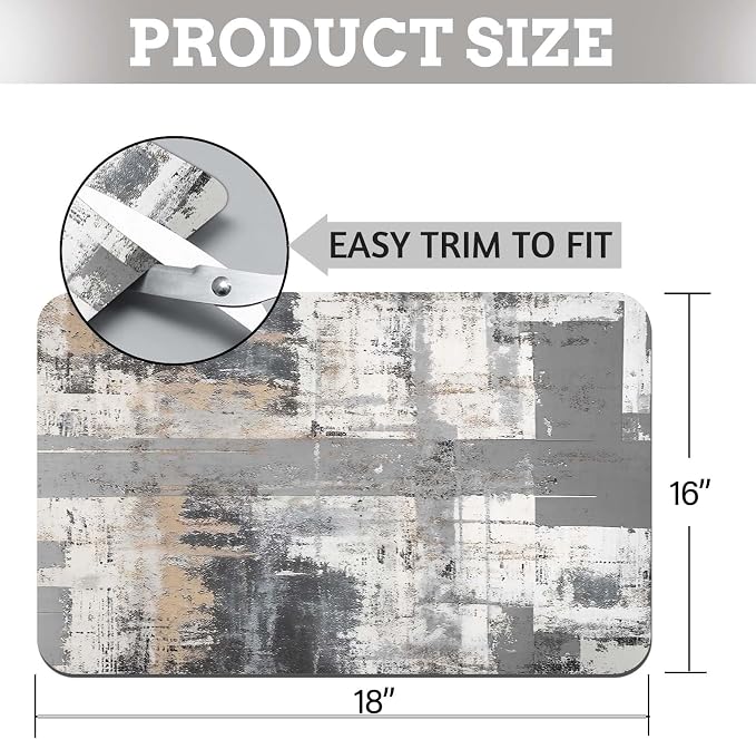 MCALK Dark Grey Dish Drying Mat - Image 6