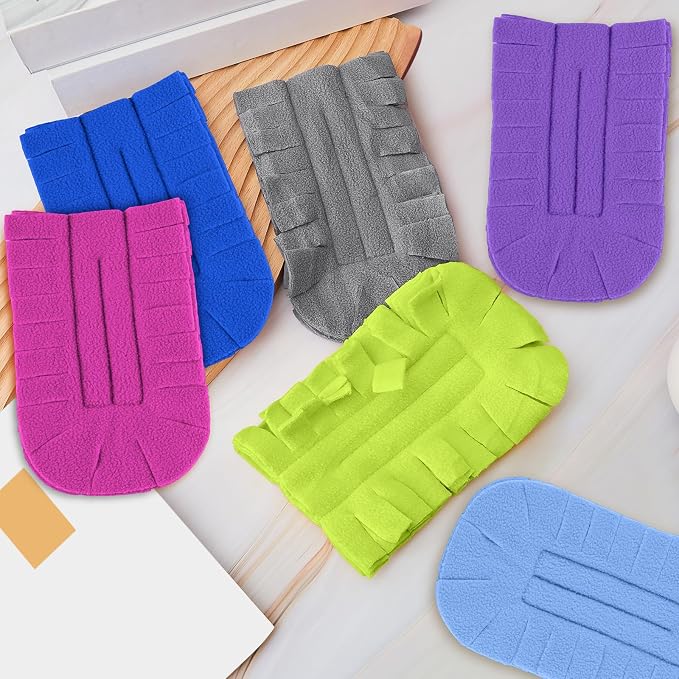 Zubebe 6 Pcs Duster Refill Reusable Fleece Duster Refills Feather Flat Dusters - Image 6