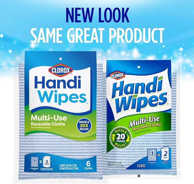 Clorox Handi Wipes Multi Use Reusable Cloths - Image 2