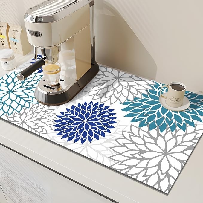 Findosom 2PCS 12" x 20" Dish Drying Mat & 24" x 5.5" Sink Splash Guard - Image 5