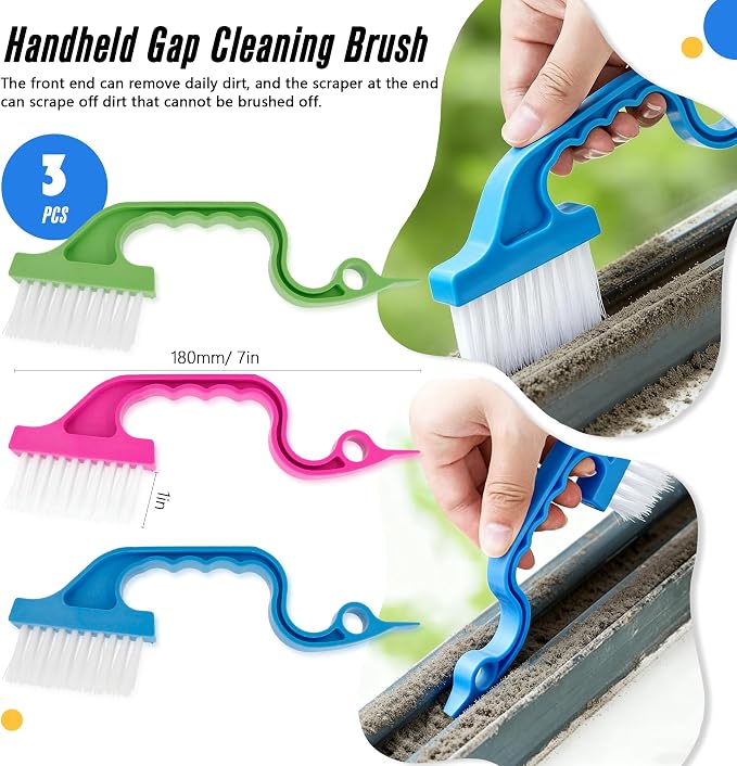 15Pcs Crevice Cleaning Brush Groove Gap Hard Bristle Cleaning Tool Small Clean - Image 4