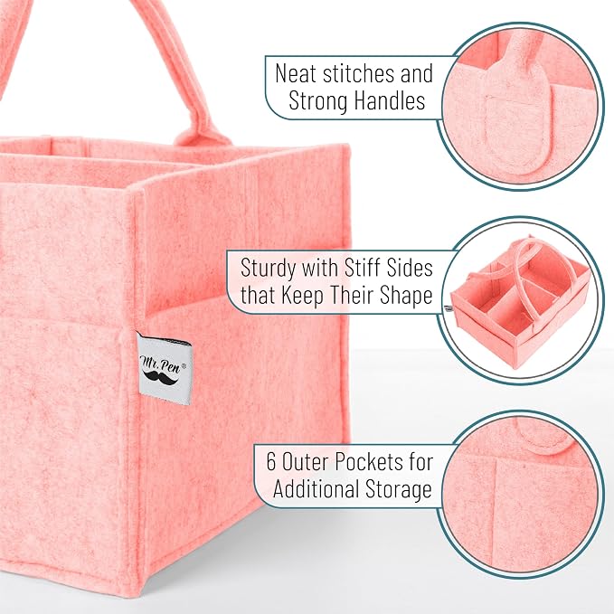 Mr. Pen- Baby Diaper Caddy Organizer, Baby Caddy Organizer - Image 3