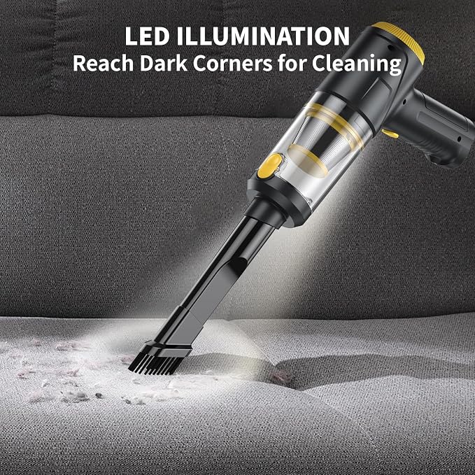 Cordless Handheld Vacuum & Air Duster - Image 5