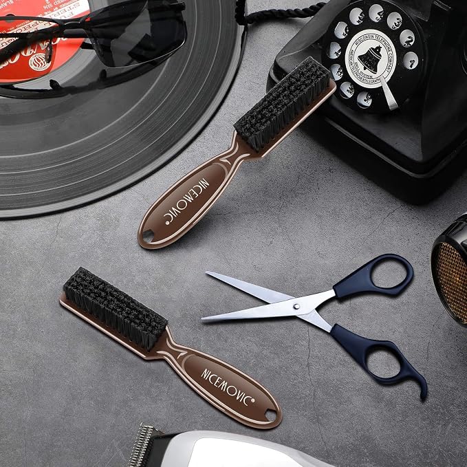 NICEMOVIC Barber Accessories: 10-Piece Mini Brush Set - Image 5