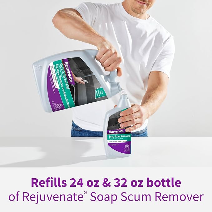 Rejuvenate Soap Scum Remover Refill Easily Dissolves Soap Scum Without Scrubbing - Image 5