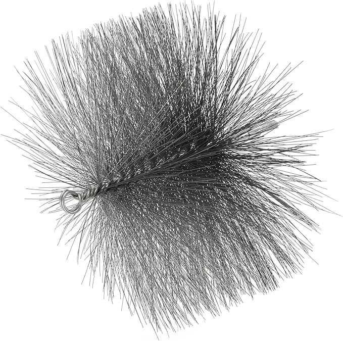 PATIKIL 8" Wire Chimney Cleaning Brush, Steel Round Chimney Sweep Brush by PATIKIL