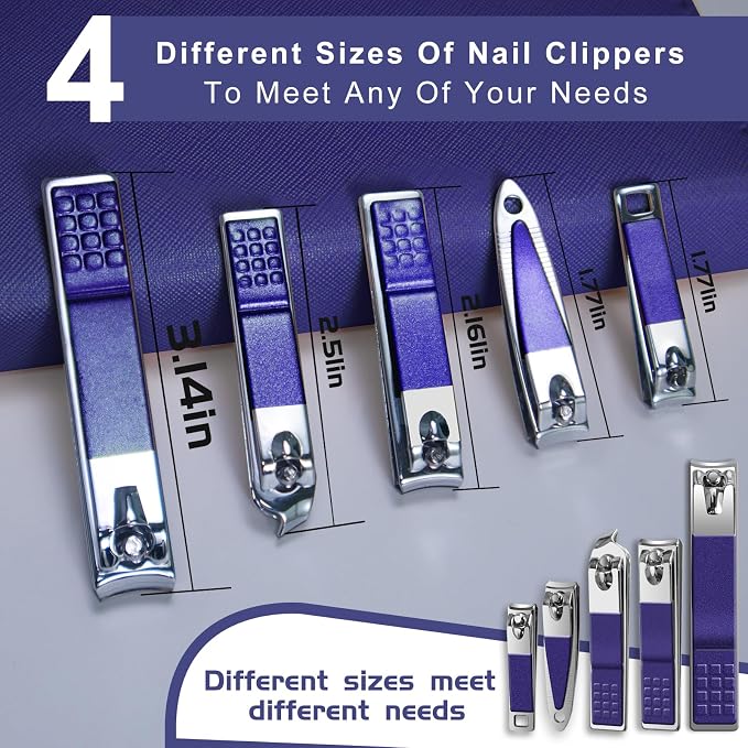 Manicure Set 30 in 1 Nail Clippers Set, Nail Manicure Kit - Image 4