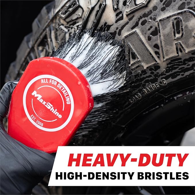 Maxshine Universal Cleaning Brushes – Heavy-Duty, Medium-Duty, Soft Bristles – - Image 7