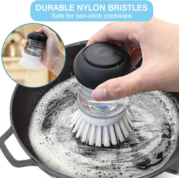 Palm Brush Refills for OXO Soap Dispensing Palm Brush, 8 Pack Palm Brush - Image 2