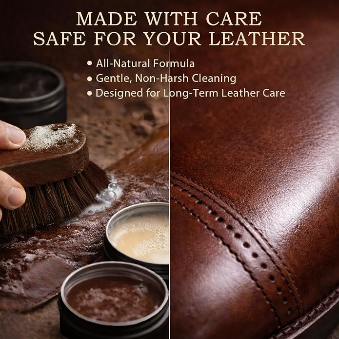 Shoe Care Kit – 16-in-1 Leather Shoe Polish, Cleaning & Conditioning Kit - Image 4