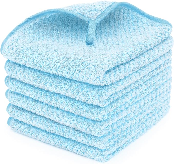 6 Pack Washcloth Set by BESTCHOICEFORYOU%EF%BC%81